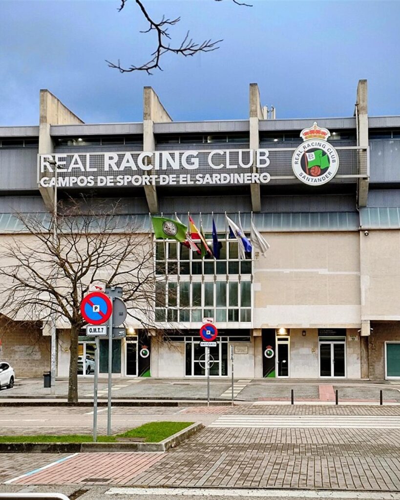 The Campos de Sport de El Sardinero, home of Racing Santander
