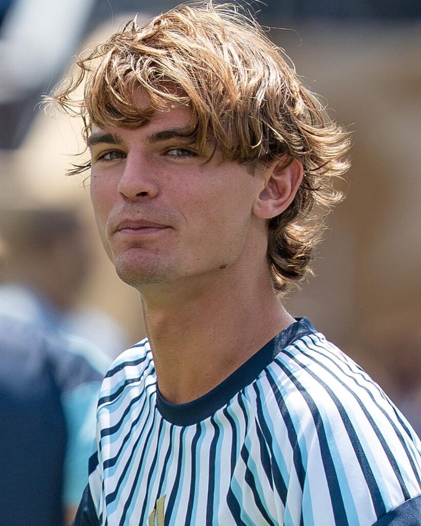 Nico Paz in an Argentina training shirt before a match in July 2026