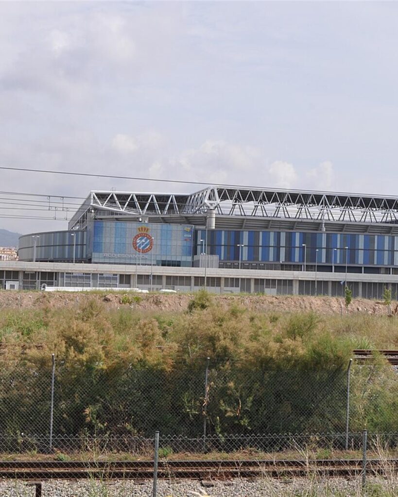 The Espanyol stadium in Cornella from outside
