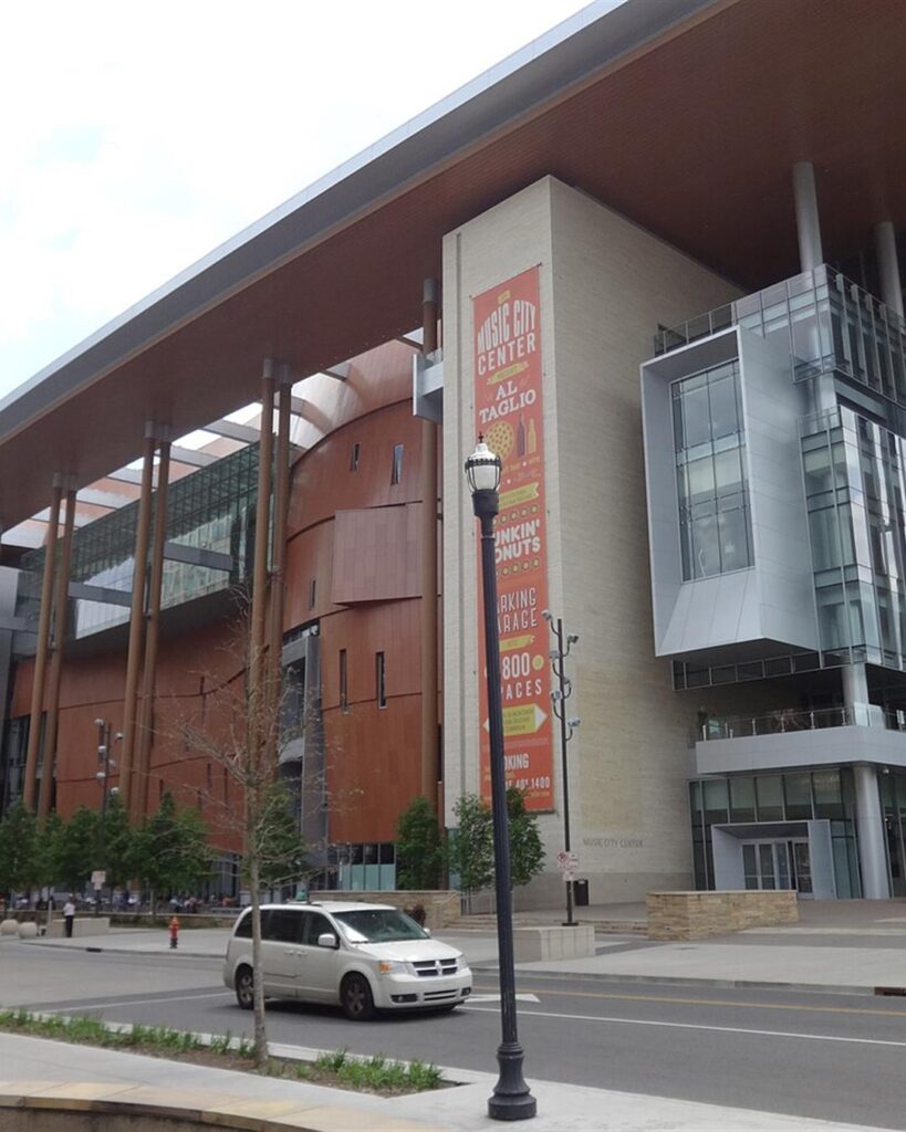 The Music City Center in downtown Nashville, where the gala took place